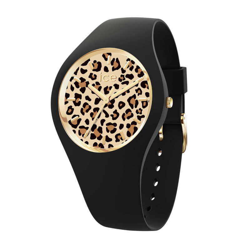 Montre Ice Watch, Leopard Noire