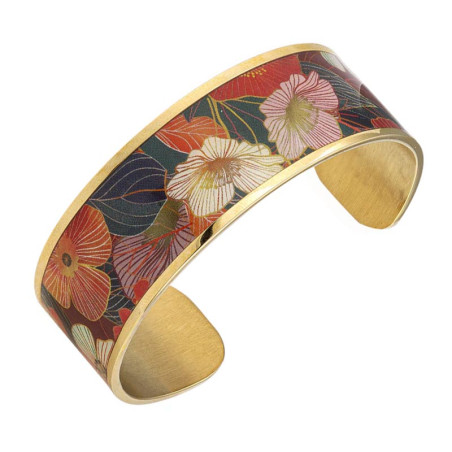 Manchette large Louise's Garden, Pétunia - MOF2227