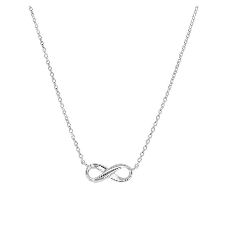 Collier "Infini" brillant, en argent