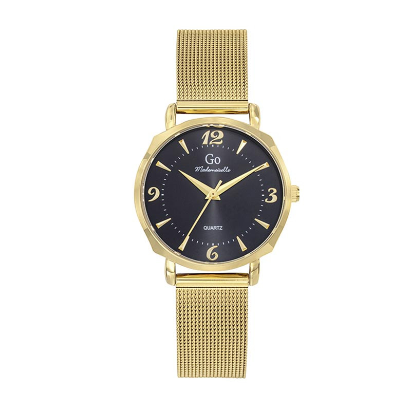 Montre GO Noire & Doré, 695565