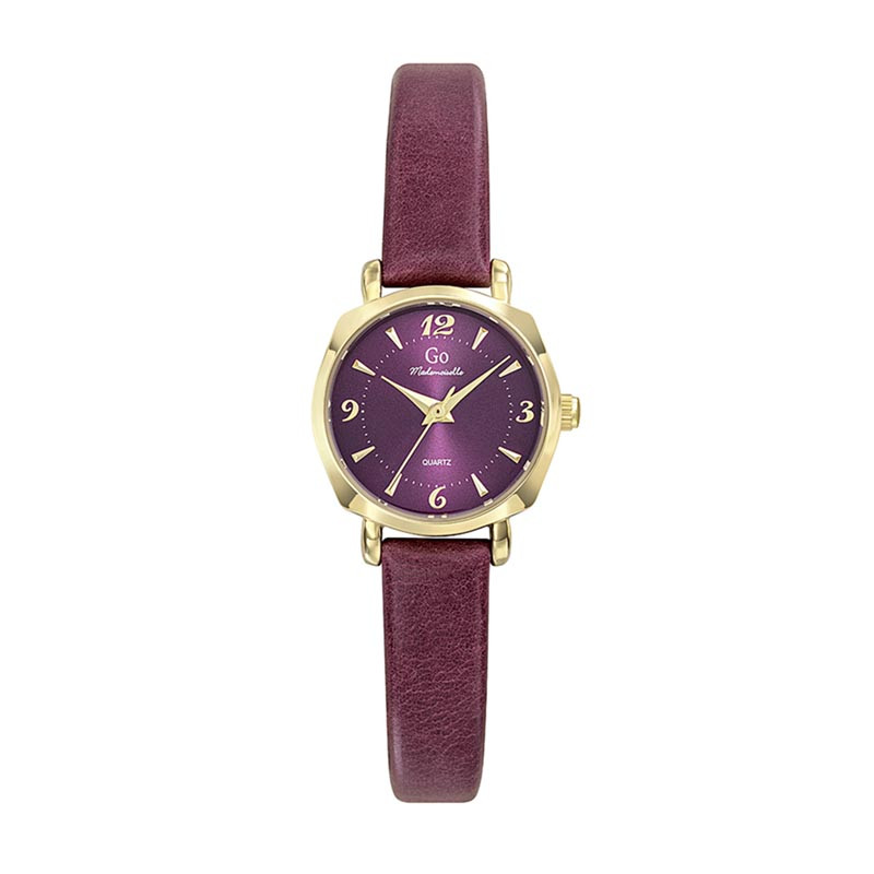Montre GO, 699620, montre violine et doré