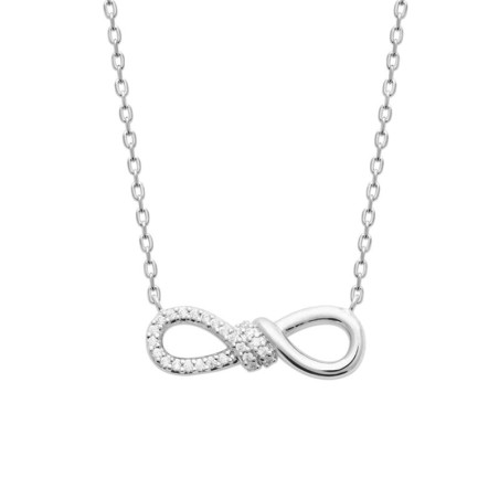 Collier "Infini" empierré en argent
