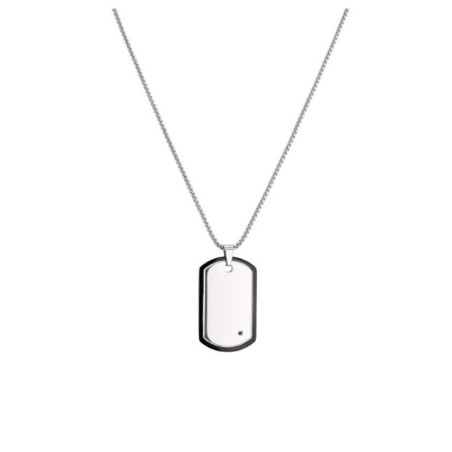 Collier Harvey Stone, Plaque d'identification, en acier