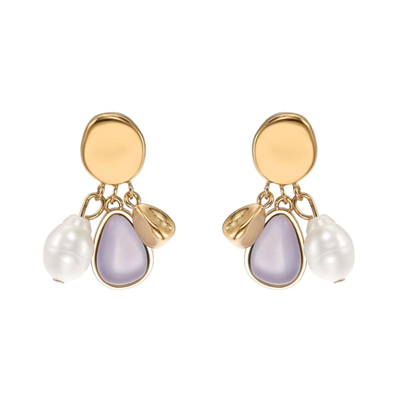 Boucles d'oreilles pendantes Sofie Sea Glass, Skagen