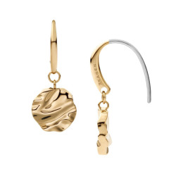 Boucles d'oreilles Stak, Skagen, en acier doré