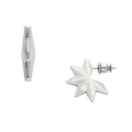 Boucles d'oreilles Stars, Skagen en acier