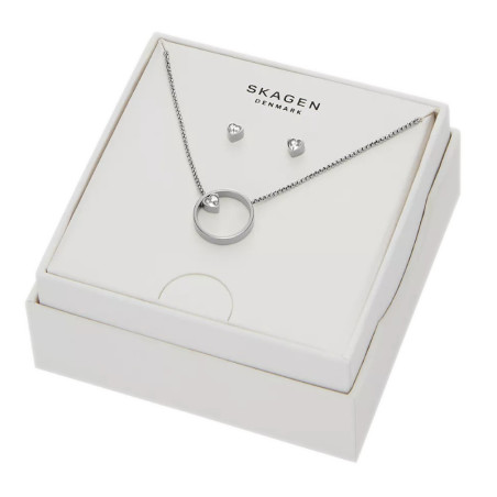 Coffret Collier et Boucles d'oreilles, Skagen