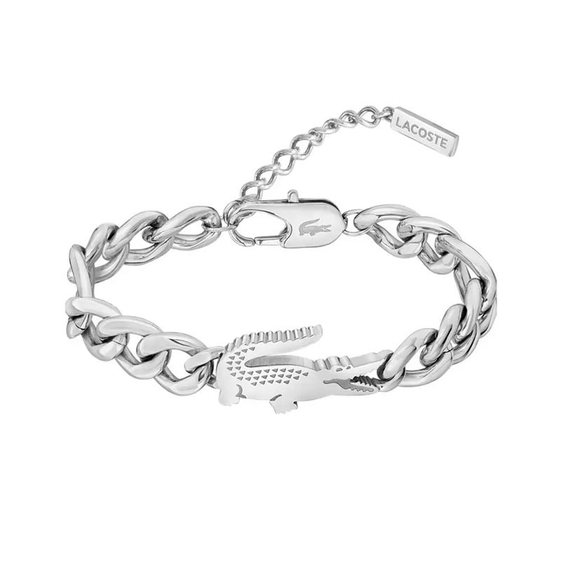 Bracelet Gourmette Lacoste Argenté