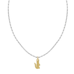 Collier Lacoste Arthor Crocodile Doré