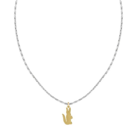 Collier Lacoste Arthor Crocodile Doré