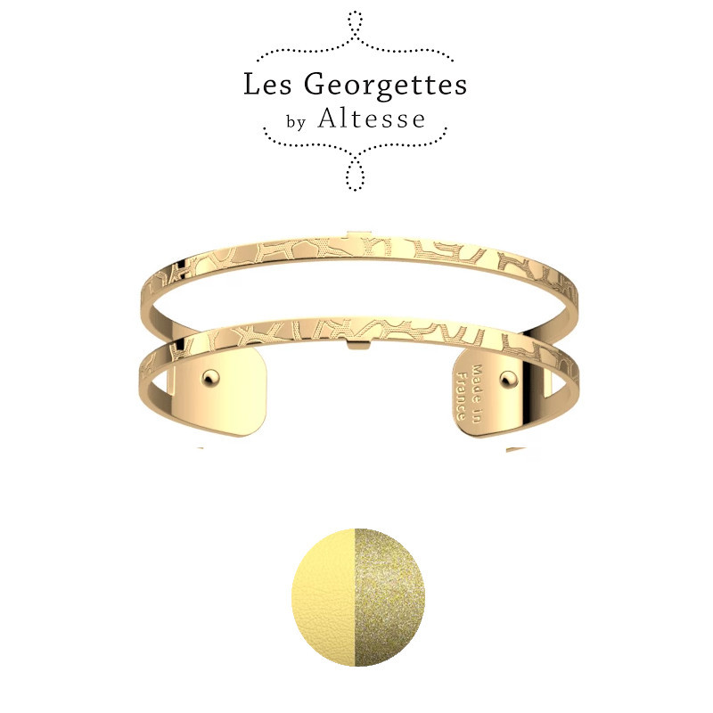 Coffret PUREGIRAFE 1, avec un bracelet manchette et un cuir double face.