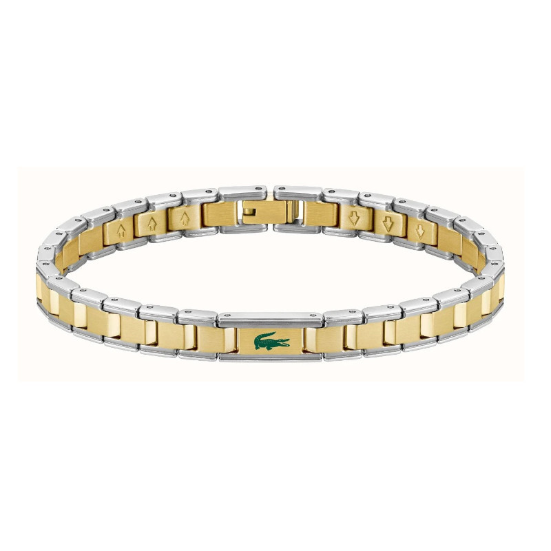 Bracelet Lacoste Métropole bicolore, bracelet pour homme