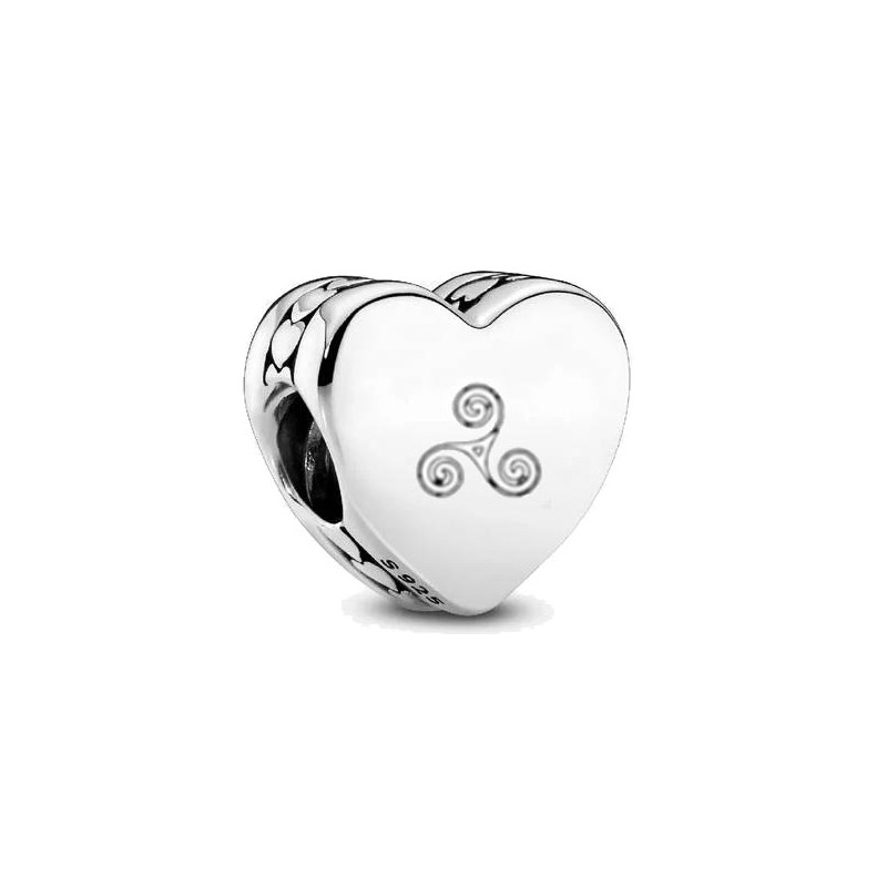 Charm Pandora Bretagne avec un triskel