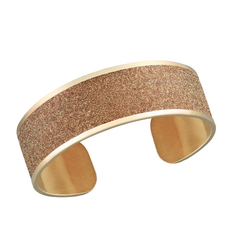 Bracelet Large Louise's Garden, Glitter doré