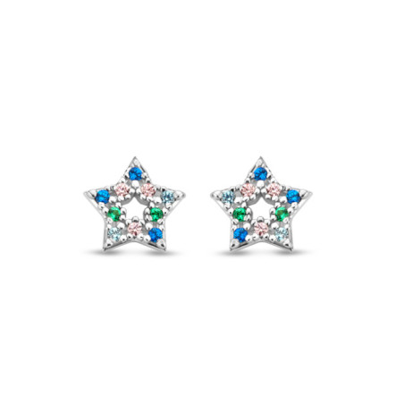Boucles d'oreilles Naiomy Princess, Etoiles brillantes