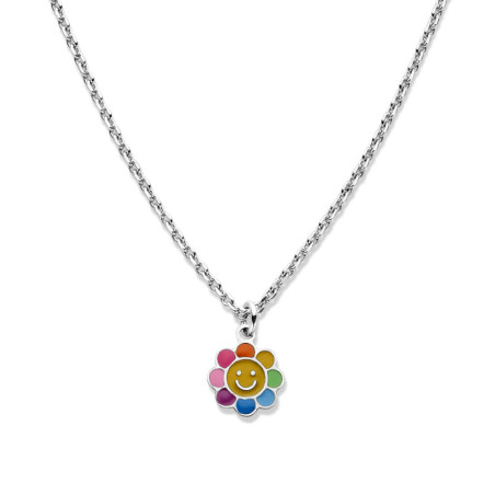 Collier Naiomy Princess, Fleur colorée