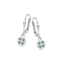 Boucles d'oreilles Naiomy Princess, Dormeuses Trèfles