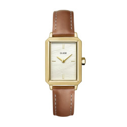 Montre Cluse, Fluette bracelet cuir marron, CW11515