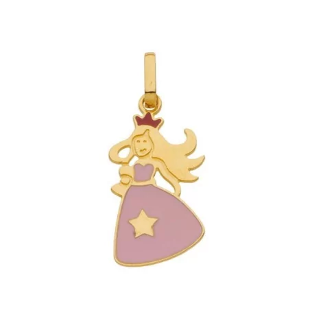 Pendentif Princesse, en or