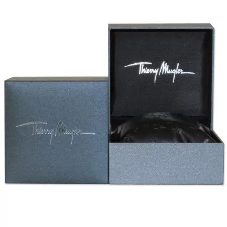 Collier Collector Vintage Thierry Mugler - Pendentif Flacon Alien - Longueur 36-40 Cm - Occasion Comme Neuf