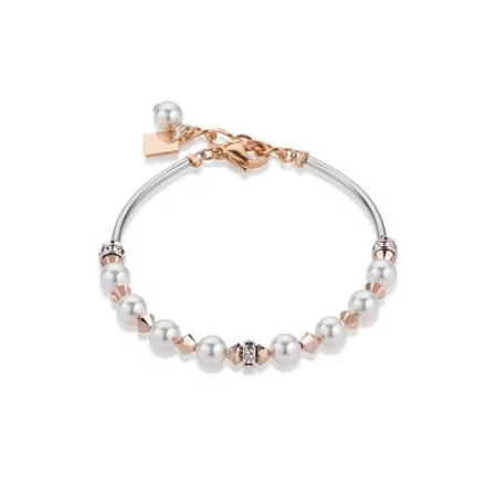 Bracelet Coeur de Lion, Perles blanches - 4828301620