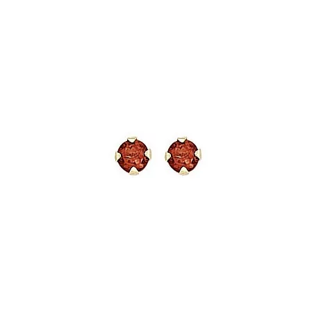 Boucles d'oreilles Rubis et or jaune 18 carats