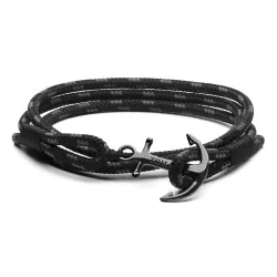 Bracelet Tom Hope, Triple Black - TM0130