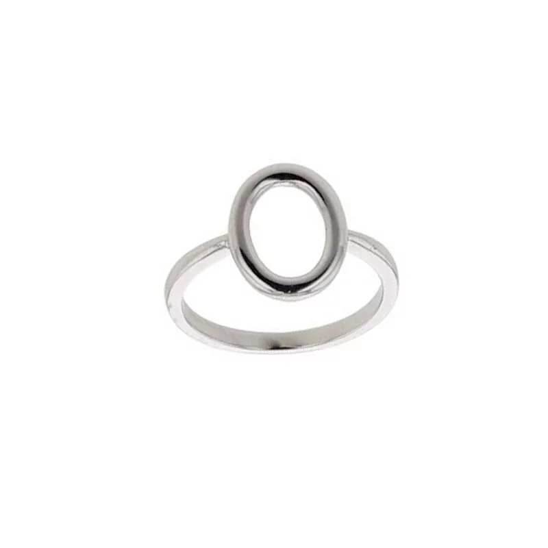 Bague Ovale en argent