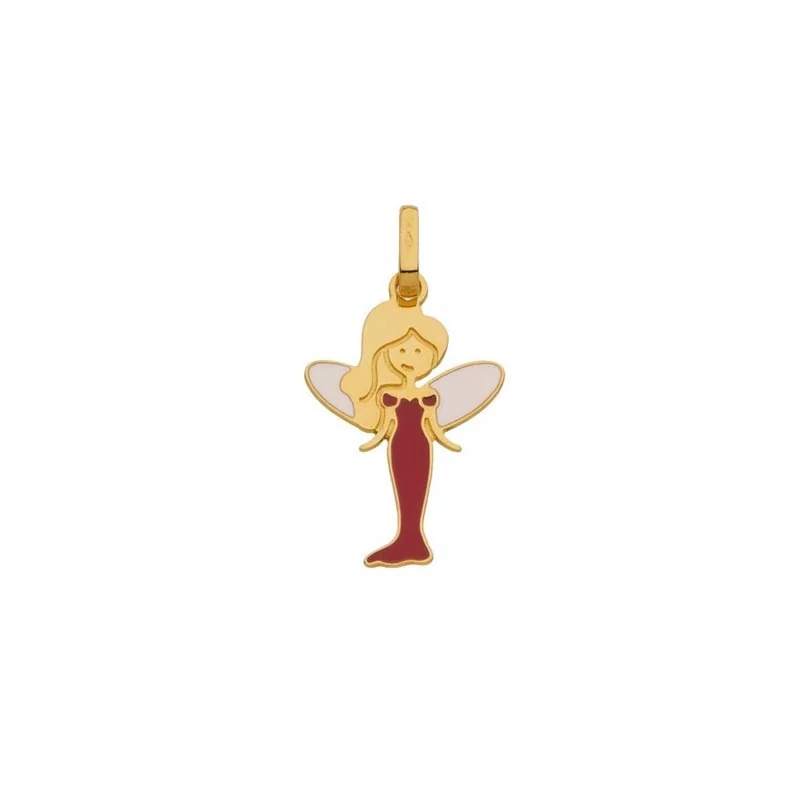 Pendentif Elfe / Fée En Or 18 Carats - Occasion - Joaillerie Or Jaune
