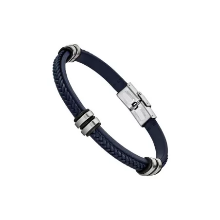 Bracelet Lotus Style, Tressé bleu - LS1829-2/5