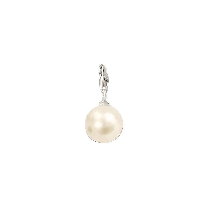 Breloque Thomas Sabo, perle blanche - 0082-028-14