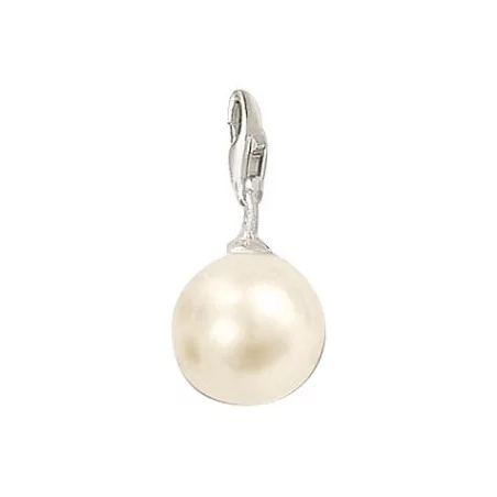 Breloque Thomas Sabo, perle blanche - 0082-028-14
