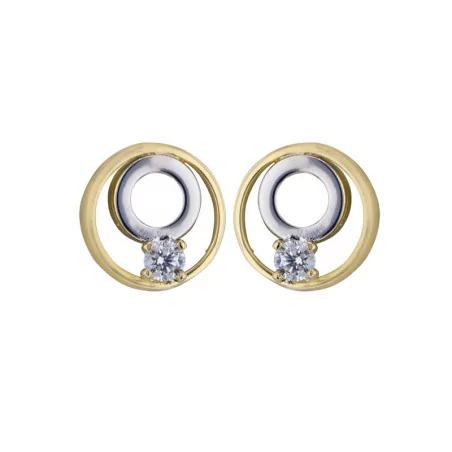 Boucles d'oreilles Cercles en or 9 carats