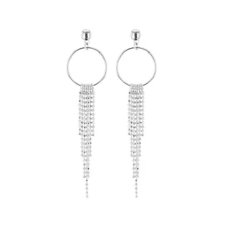 Boucles d'oreilles Fantaisies pendantes en argent - 1008219