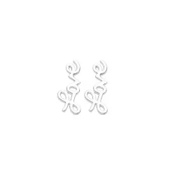 Boucles d'oreilles "Love" en argent