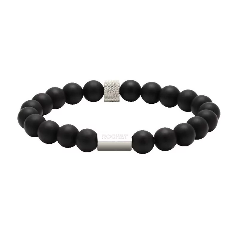 Bracelet Zen perles noires, Rochet - B286001