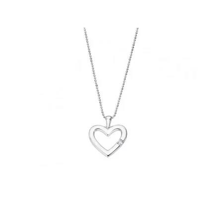 Collier Lotus Silver, coeur en argent