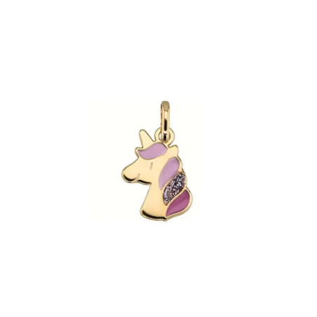 Pendentif Licorne, en or 750 millièmes