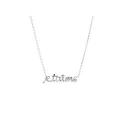 Collier "Je t'aime" en argent