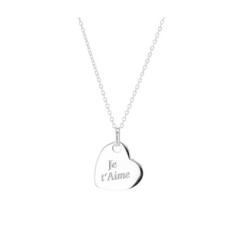 Collier Coeur "Je t'aime"