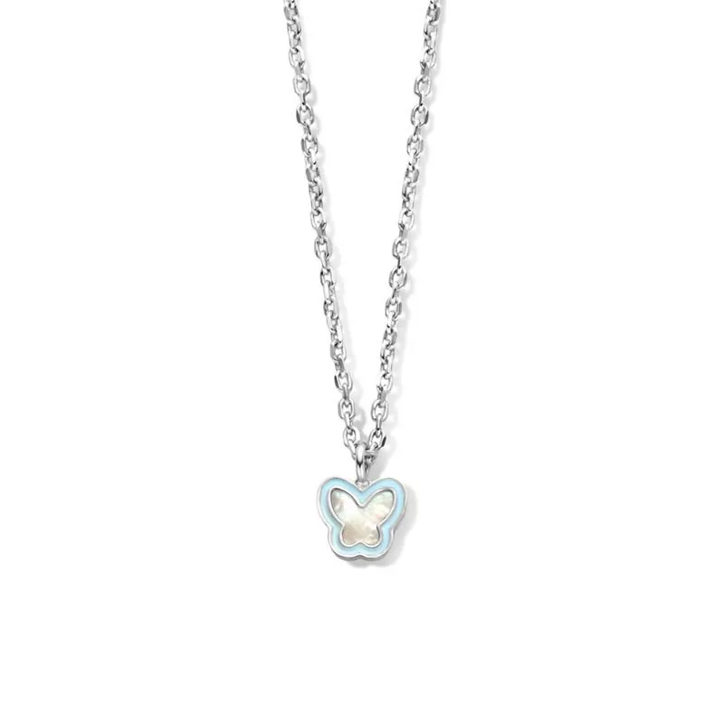 Collier Naiomy Princess, Papillon bleu, PI129