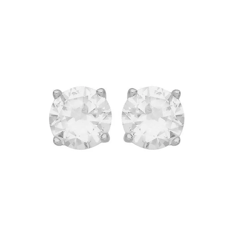 Boucles d'oreilles puces avec un Oxyde et argent