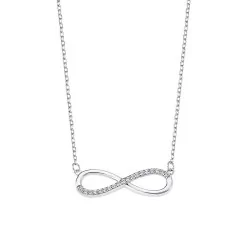 Collier Lotus Silver, Infini, en argent et oxydes de zirconium