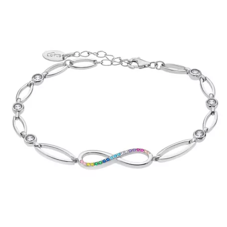 Bracelet Lotus Silver, Infini multicolore