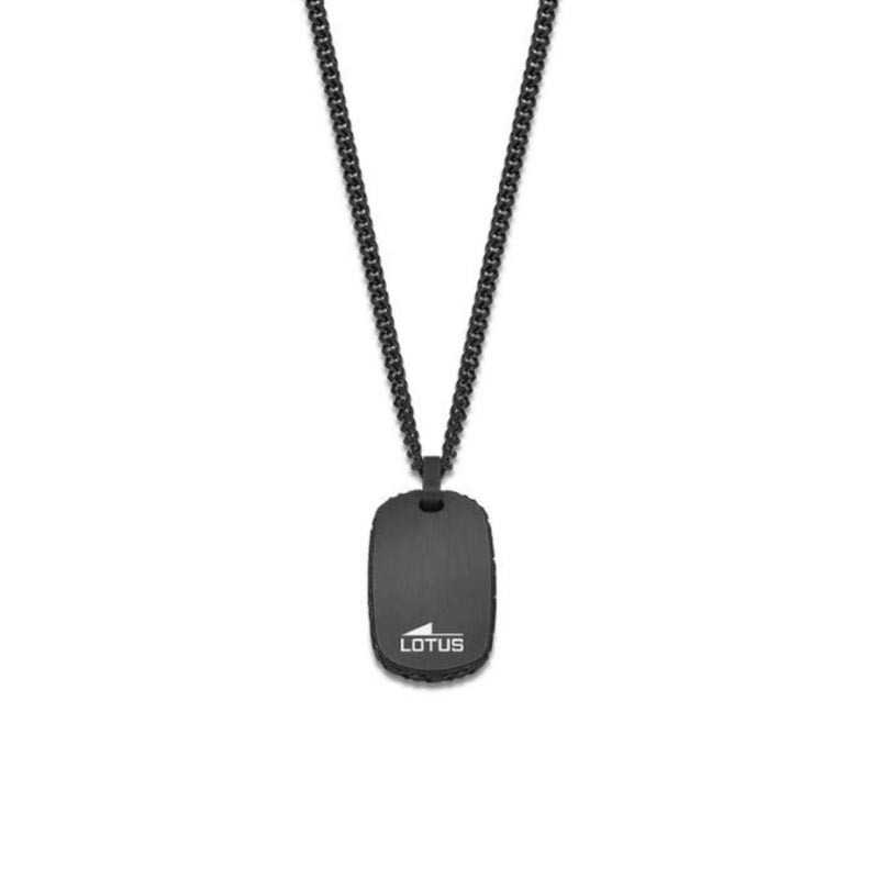 Collier Lotus Noir Mat