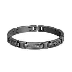 Bracelet Rochet Marina noir, en acier - B062362