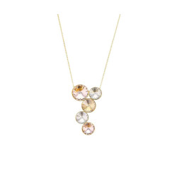Collier Crystal Jewellery, Camaieu de roses