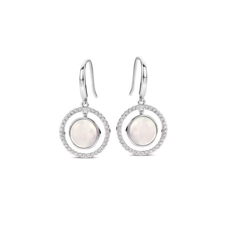 Boucles d'oreilles Naiomy, blanc nacré - N4J60