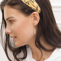 Boucles d'oreilles Ovale en or 9 carats