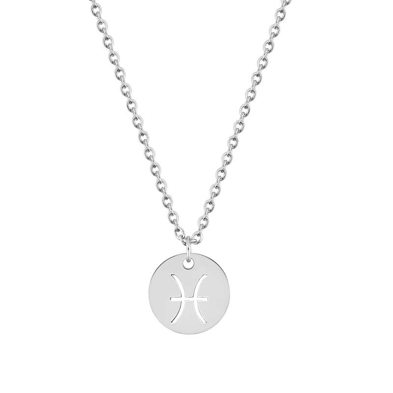 Collier Symbole du zodiaque Poissons